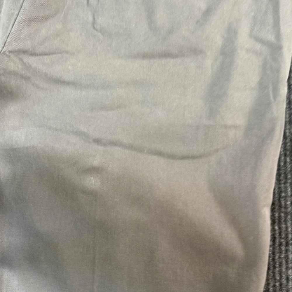 VTG Polo Ralph Lauren Mens 38x31 Gray Chino Pants Flat Front Straight Fit Preppy